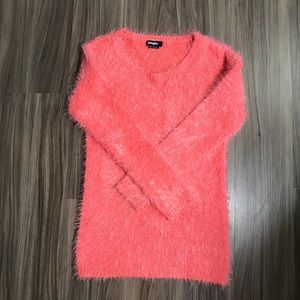 Jennyfer soft fuzzy sweater pink size small